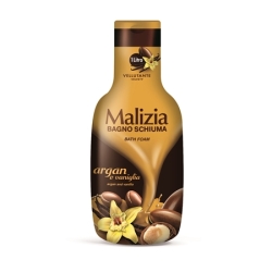 Malizia Bagno Schiuma Argan and Vanilla 1L Płyn do kąpieli